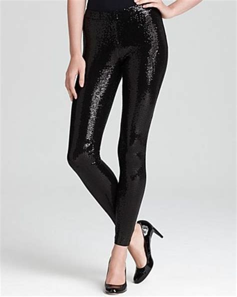 michael kors black jeggings|Sequined Stretch Jersey Leggings .